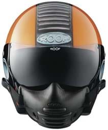 Bild von Jethelm Roof Bumper R05, Farbe Orange, inkl. Maske Pilot, Grösse S (55-56cm) (Aktionspreis!)
