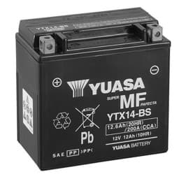 Bild von AGM-Batterie Yuasa YTX14-BS, wartungsfrei