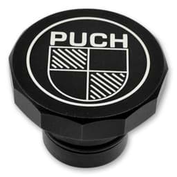 Bild von Tankdeckel Puch Maxi-N, mehrkant, mit Puch-Emblem, schwarz