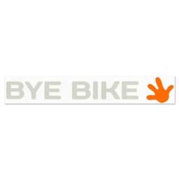 Bild von Aufkleber -bye bike mit Hand- rechts, Original