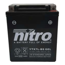 Bild von Gel-Batterie Nitro YTX7L-BS-GEL, wartungsfrei