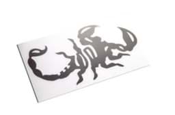 Bild von Sticker Scorpion, schwarz