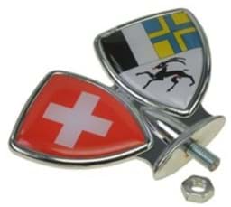 Bild von Schutzblech-Emblem/Zierwappen Graubünden
