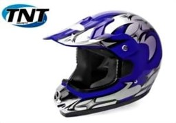 Bild von Cross-Helm TNT, Blau/Grau
