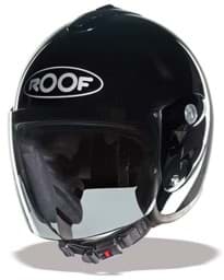 Bild von Helm Roof Rover R05, mit Rider-Maske, Farbe Schwarz Glanz