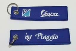 Bild von Schlüsselanhänger Piaggio/Vespa, Kunststoff, Farbe Blau