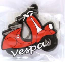 Bild von Schlüsselanhänger Vespa, Gummi, Farbe Rot