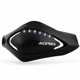 Bild von Handschützer mit LED Acerbis Flash Handguards, Farbe Schwarz
