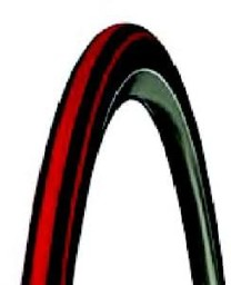 Bild von Pneu Michelin Ironman 700x23C, schwarz/rot/schwarz, faltbar