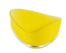 Bild von Sattel Sitzbank, gelb, ohne Federn, mit Zierleiste
