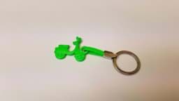 Bild von Schlüsselanhänger Vespa, Farbe Hellgrün