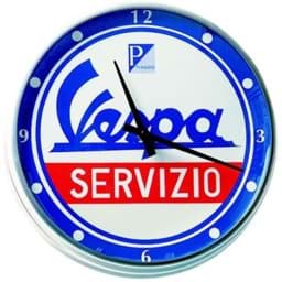 Bild von Wanduhr Vespa "Servizio, blau", 32cm