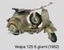 Bild von Vespa-Modell Vespa 125 6 giorni - 1952", Massstab 1:32"