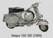 Bild von Vespa-Modell Vespa 150 GS - 1955", Massstab 1:32"