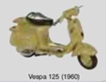 Bild von Vespa-Modell Vespa 125 - 1960", Massstab 1:32"