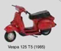 Bild von Vespa-Modell Vespa 125 T5 - 1985, Massstab 1:32